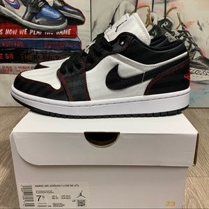 New Air Jordan 1 Low "White Black Gym Red" Size 7.5W/6M DD9337-106